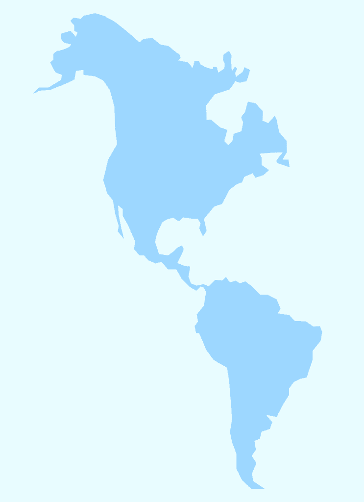 Mapa de América - Clínica de Fertilización Asistida ABC